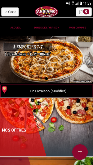 Andiamo pizza Screenshot 1