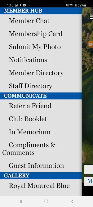 The Royal Montreal Golf Club Screenshot 1