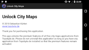 Unlock City Maps Screenshot 1