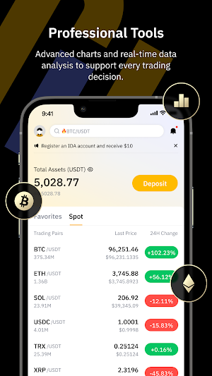 CrypFine: Buy Bitcoin & Crypto Screenshot 1