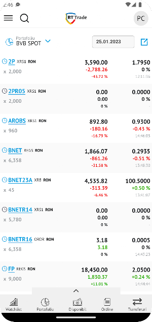 BT Trade Screenshot 2
