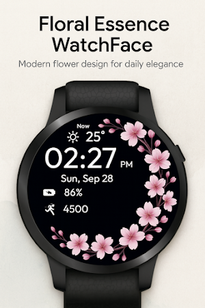 Elegant Floral WatchFace Screenshot 2