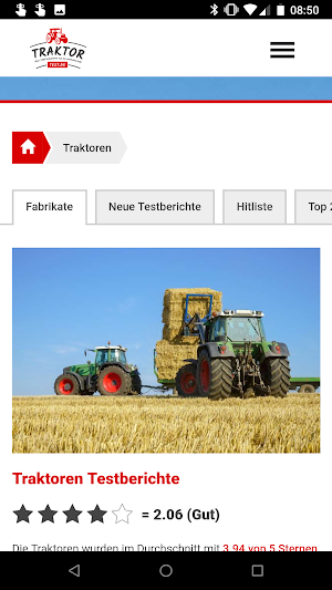 Traktortest Screenshot 2