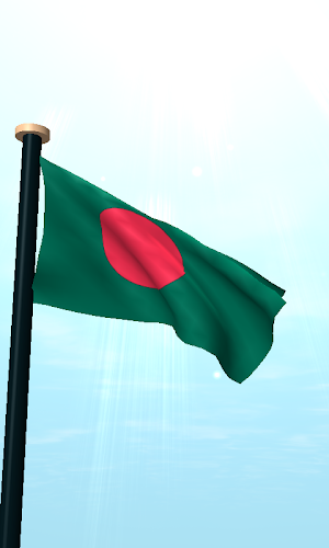 Bangladesh Flag 3D Free Screenshot 1