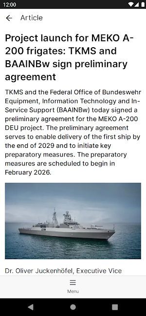 MyTKMS Screenshot 2