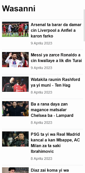 BBC Hausa News - Labaran Hausa Screenshot 1