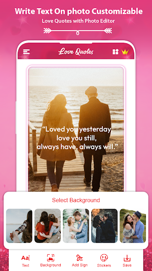 Love Quotes and Messages App Screenshot 2