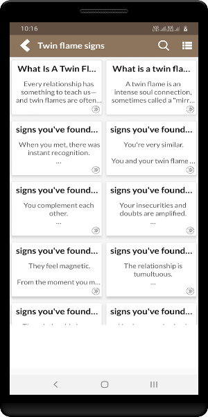 Twin flame signs Screenshot 1