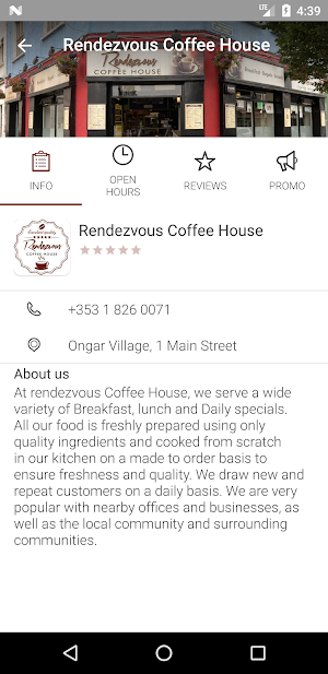Rendezvous Coffee House Screenshot 2