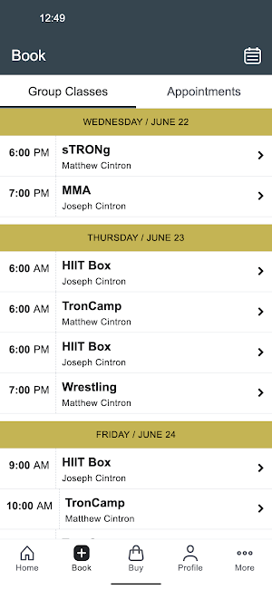 TronFit Screenshot 1