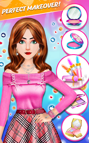 College Girl Fantasy: Dress up Screenshot 1