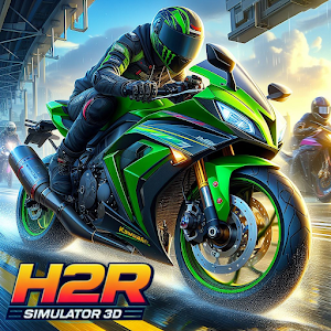Simulator Ninja Kawasaki H2R Screenshot 3