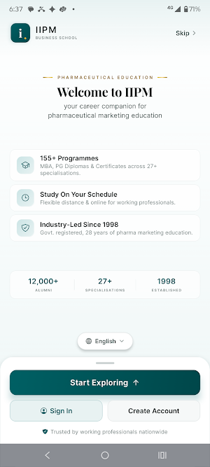 IIPM : Online MBA & Courses Screenshot 0