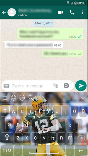 Aaron Rodgers Packers Keyboard NFL 2020 4r Lovers Screenshot 1