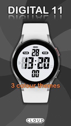 Digital 11 watch face Screenshot 1