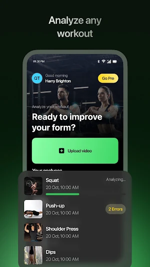 Gym Assistant - AI Form Check Screenshot 2
