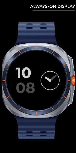 Night 34D - Digital Watch Face Screenshot 2