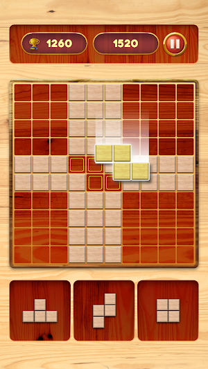 Wood Block: Brick Puzzle Game Screenshot 3
