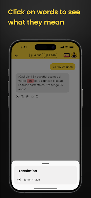 Teacher AI - Language Practice Screenshot 2