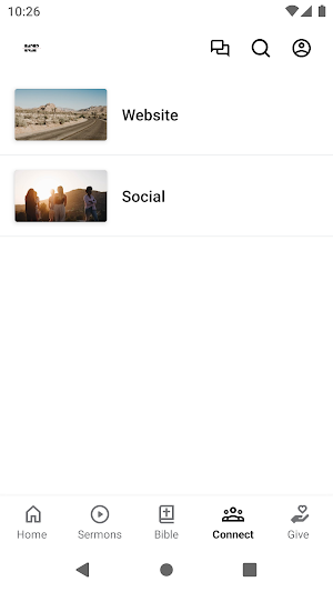 ICF Mobile App Screenshot 2