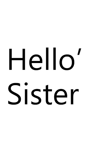 헬로시스터 - hello-sister Screenshot 0