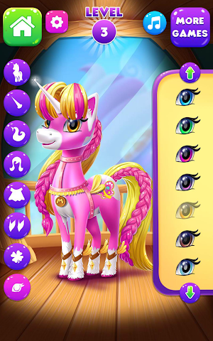 Magical Unicorn Candy World Screenshot 1