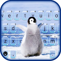 Happy Penguin Keyboard Background