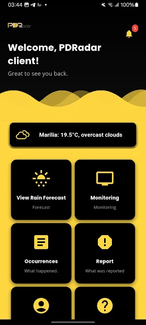 PDRadar Meteorologia Screenshot 2