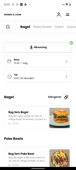 Salads & Juice Screenshot 2
