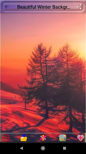 Beautiful Winter Backgrounds Screenshot 2