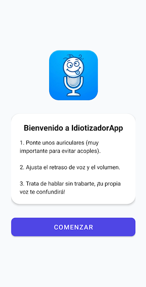 Idiotizador de voz PRO Screenshot 0