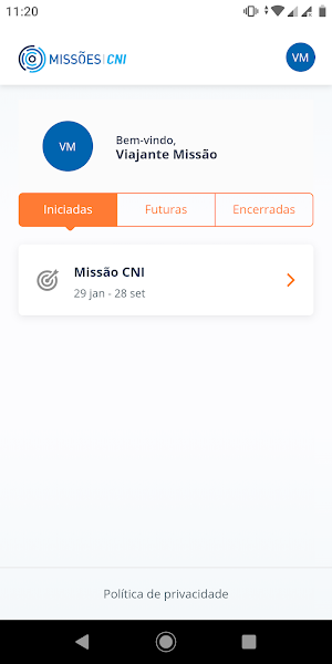 Missões CNI Screenshot 2
