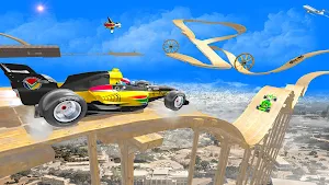 Real Formula Flying Car Stunts Screenshot 3