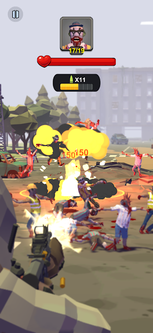 Polygon Zombie War Screenshot 1