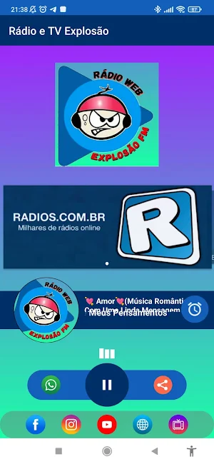 Rádio e TV Explosão Screenshot 2