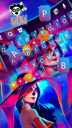 La Catrina Keyboard Background Screenshot 1