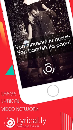 Lyrical.ly - Lyrical Video Status Maker Screenshot 0