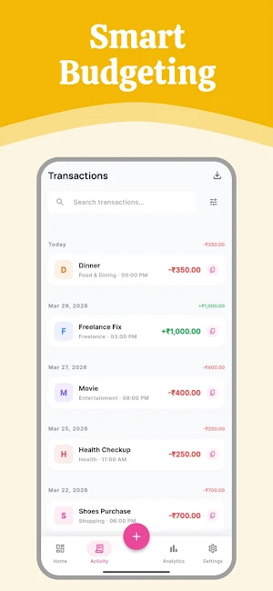 Trust Tracker: Expense Tracker Screenshot 1
