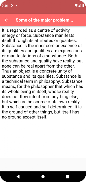 Problems of Philosophy Screenshot 2
