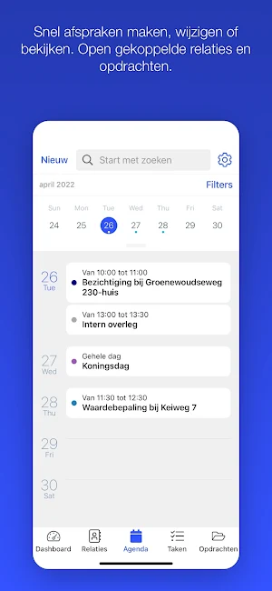 Kolibri App voor makelaars Screenshot 1