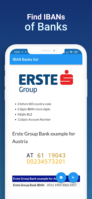 Bank Codes - US Routing, IBAN Screenshot 2