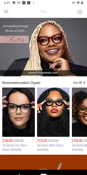 Fritz Eyewear Collection Screenshot 0