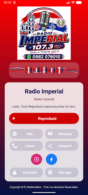 Radio Imperial 107.3 FM Screenshot 0