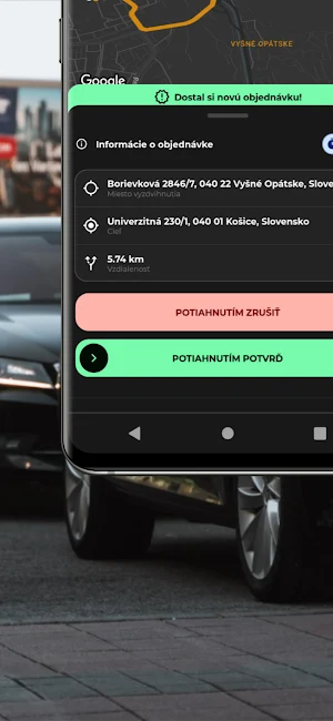 AirTaxi Košice - Dashboard Screenshot 2