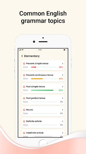 English Grammar by levels Screenshot 3