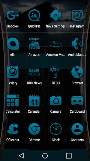 Grasp Turquoise Icon Pack Screenshot 1
