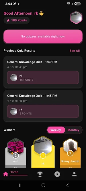 K&K- Knowledge & Knockout Quiz Screenshot 1