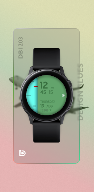 DB1203 Aero Digital Watch Face Screenshot 0