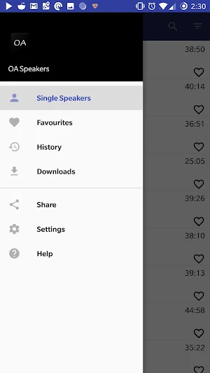 OA Speakers (Overeaters) Screenshot 1