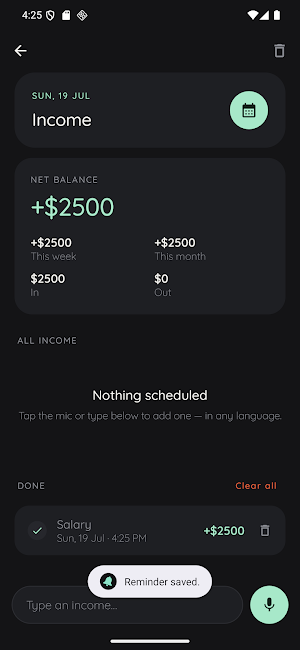 Notivo - Expense & budget Screenshot 3
